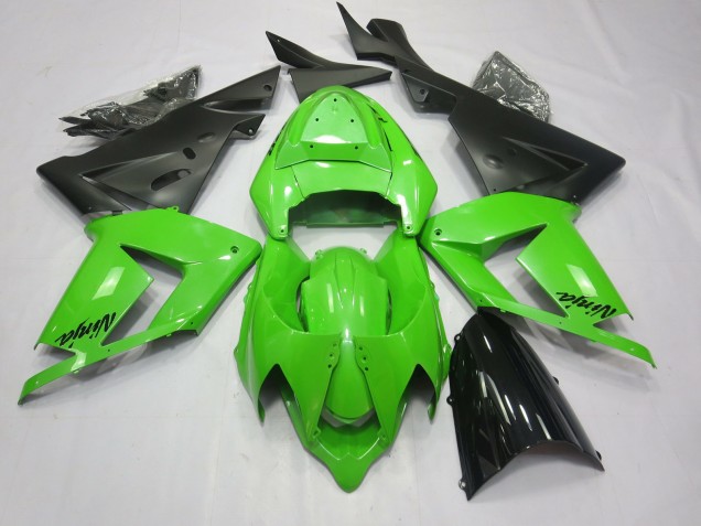 2004-2005 Total Green Kawasaki ZX10R Fairings Canada