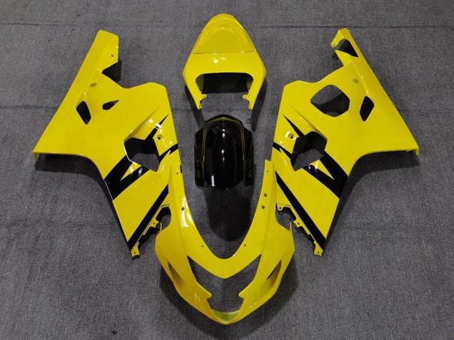 2004-2005 Vibrant Gloss Yellow Custom OEM Style Suzuki GSXR 600-750 Fairings Canada 2004-2005 Vibrant Gloss Yellow Custom OEM Style Suzuki GSXR 600-750 Fairings Canada