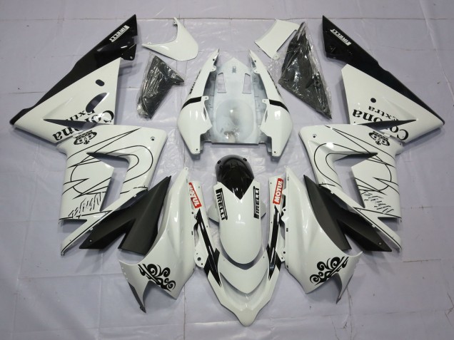 2004-2005 White Corona Kawasaki ZX10R Fairings Canada 2004-2005 White Corona Kawasaki ZX10R Fairings Canada