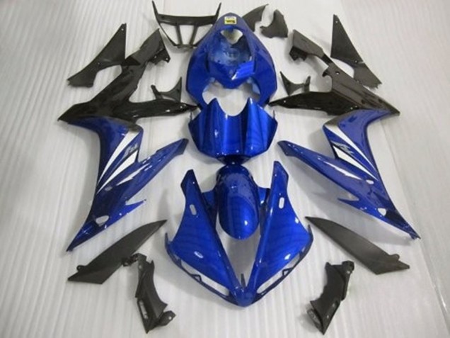 2004-2006 Blue Black and White Gloss Style Yamaha R1 Fairings Canada