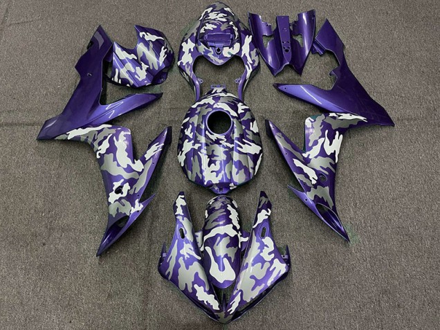 2004-2006 Dark Purple Camo Yamaha R1 Fairings Canada