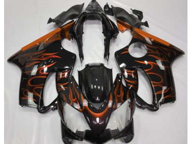 2004-2007 Orange Flame Honda CBR600 F4i Fairings Canada
