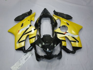 2004-2007 Pearl Yellow Gloss Black Honda CBR600 F4i Fairings Canada