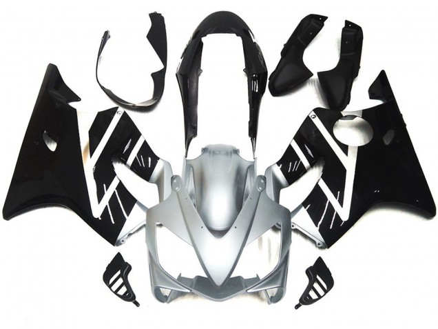 2004-2007 Silver Grey and Black Gloss Honda CBR600 F4i Fairings Canada 2004-2007 Silver Grey and Black Gloss Honda CBR600 F4i Fairings Canada