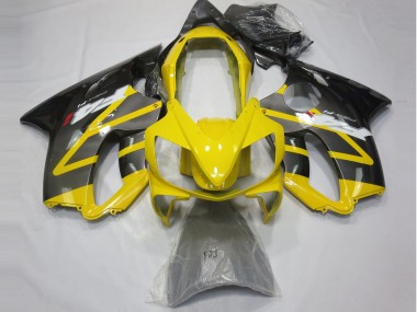 2004-2007 Yellow and Silver Honda CBR600 F4i Fairings Canada