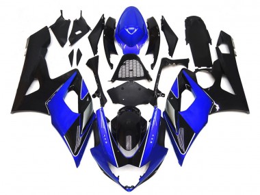 2005-2006 Black and Blue Gloss with silver Suzuki GSXR 1000 Fairings Canada