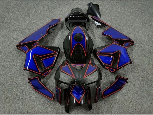 2005-2006 Blue and Red Turtle Honda CBR600RR Fairings Canada