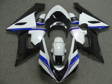 2005-2006 Blue white and Black Kawasaki ZX6R Fairings Canada
