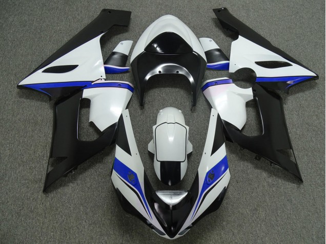 2005-2006 Blue white and Black Kawasaki ZX6R Fairings Canada