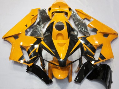 2005-2006 Bright Orange & Gloss Black Design Honda CBR600RR Fairings Canada