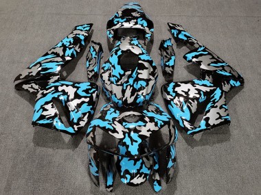 2005-2006 Camo & LIGHT BLUE Honda CBR600RR Fairings Canada