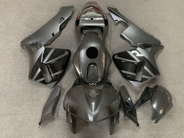 2005-2006 Dark Silver and Black Honda CBR600RR Fairings Canada 2005-2006 Dark Silver and Black Honda CBR600RR Fairings Canada