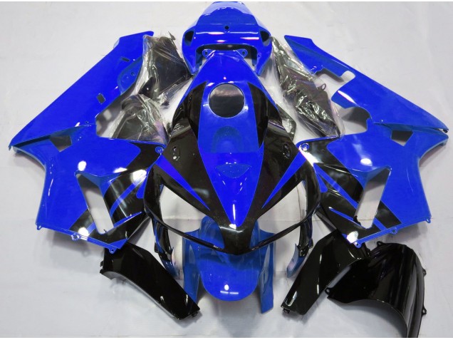 2005-2006 Gloss Blue & Black Design Honda CBR600RR Fairings Canada