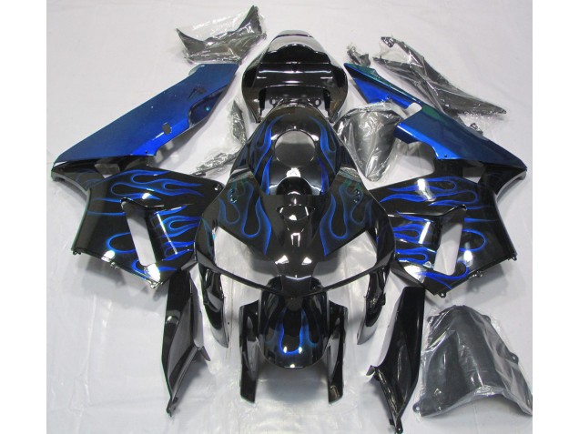 2005-2006 Gloss Blue Flame Honda CBR600RR Fairings Canada 2005-2006 Gloss Blue Flame Honda CBR600RR Fairings Canada