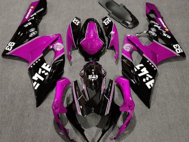 2005-2006 Gloss Pink and Black Custom Suzuki GSXR 1000 Fairings Canada
