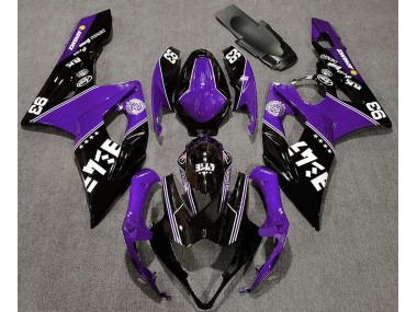 2005-2006 Gloss Purple and Black Custom Suzuki GSXR 1000 Fairings Canada