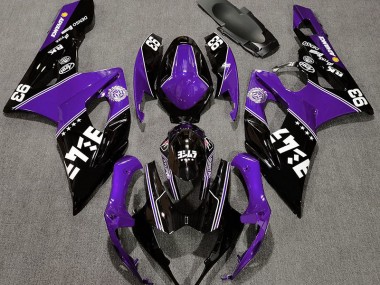 2005-2006 Gloss Purple and Black Custom Suzuki GSXR 1000 Fairings Canada