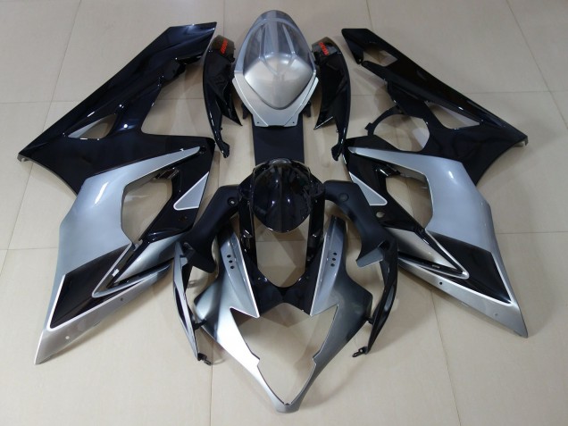 2005-2006 Gloss Silver and Black Suzuki GSXR 1000 Fairings Canada 2005-2006 Gloss Silver and Black Suzuki GSXR 1000 Fairings Canada