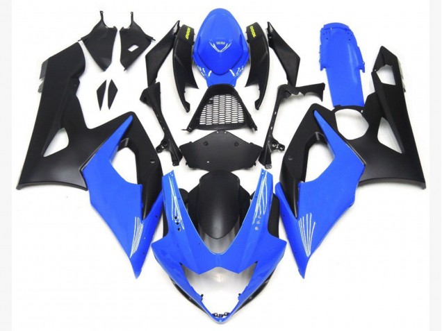 2005-2006 Light Gloss Blue and Matte Black Lowers Suzuki GSXR 1000 Fairings Canada 2005-2006 Light Gloss Blue and Matte Black Lowers Suzuki GSXR 1000 Fairings Canada