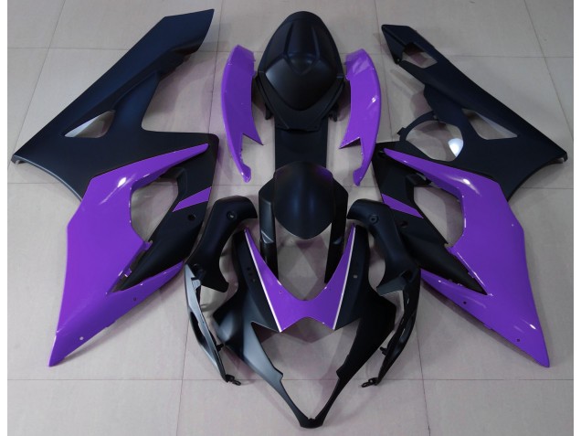 2005-2006 Matte Black & Purple Suzuki GSXR 1000 Fairings Canada 2005-2006 Matte Black & Purple Suzuki GSXR 1000 Fairings Canada