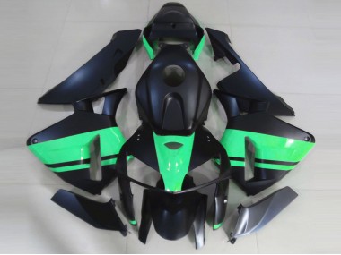 2005-2006 Matte Black & Special Green Honda CBR600RR Fairings Canada