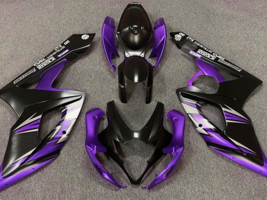 2005-2006 Matte Black and Purple Suzuki GSXR 1000 Fairings Canada