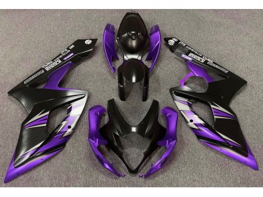 2005-2006 Matte Black and Purple Suzuki GSXR 1000 Fairings Canada
