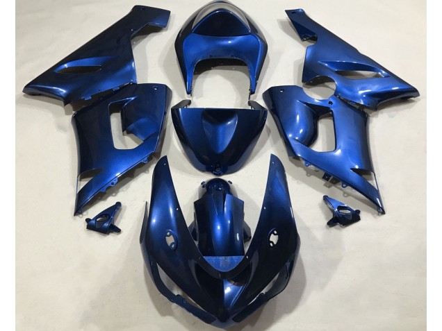 2005-2006 Metallic Blue Kawasaki ZX6R Fairings Canada 2005-2006 Metallic Blue Kawasaki ZX6R Fairings Canada