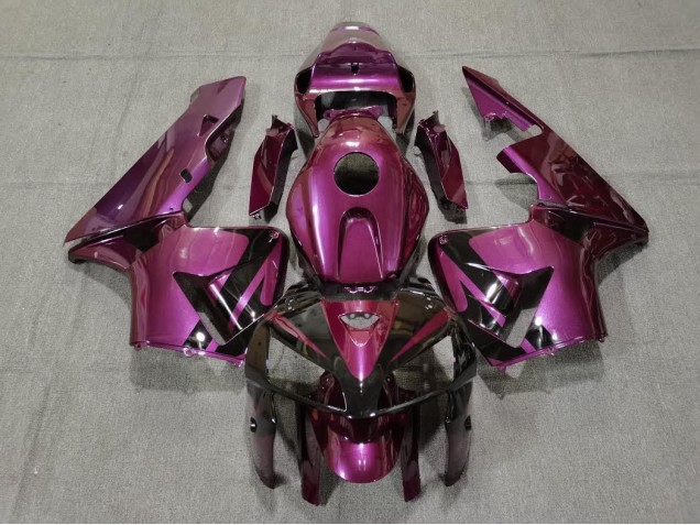 2005-2006 Metallic Purple & Black Decal Honda CBR600RR Fairings Canada 2005-2006 Metallic Purple & Black Decal Honda CBR600RR Fairings Canada