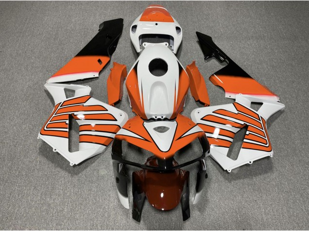 2005-2006 Orange and White Wings Honda CBR600RR Fairings Canada 2005-2006 Orange and White Wings Honda CBR600RR Fairings Canada