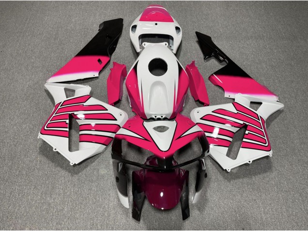 2005-2006 Pink and White Wings Honda CBR600RR Fairings Canada