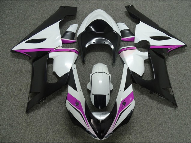 2005-2006 Pink white and Black Kawasaki ZX6R Fairings Canada 2005-2006 Pink white and Black Kawasaki ZX6R Fairings Canada