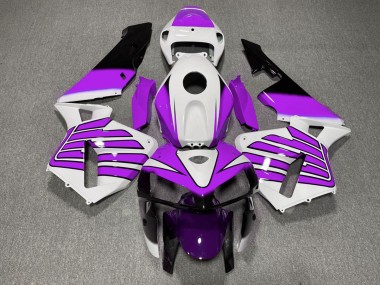 2005-2006 Purple and White Wings Honda CBR600RR Fairings Canada