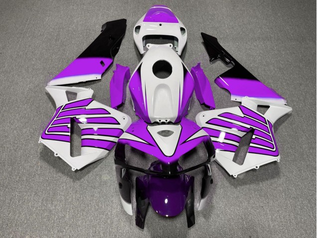 2005-2006 Purple and White Wings Honda CBR600RR Fairings Canada