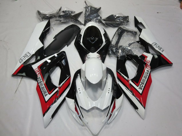 2005-2006 Red Black and White Suzuki GSXR 1000 Fairings Canada 2005-2006 Red Black and White Suzuki GSXR 1000 Fairings Canada