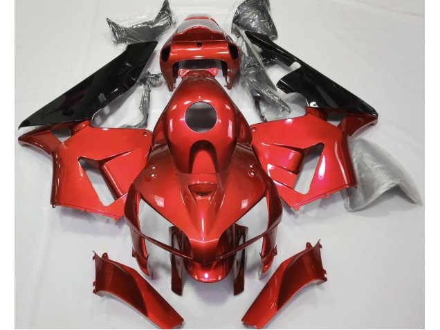 2005-2006 Red CBR Style Honda CBR600RR Fairings Canada 2005-2006 Red CBR Style Honda CBR600RR Fairings Canada