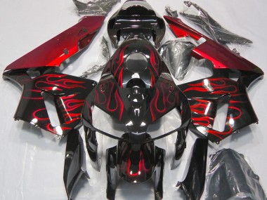 2005-2006 Red Flame Honda CBR600RR Fairings Canada