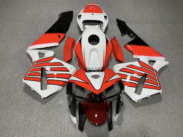 2005-2006 Red and White Wings Honda CBR600RR Fairings Canada 2005-2006 Red and White Wings Honda CBR600RR Fairings Canada