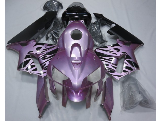 2005-2006 Rose Purple Flame Honda CBR600RR Fairings Canada 2005-2006 Rose Purple Flame Honda CBR600RR Fairings Canada