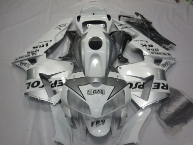 2005-2006 Silver Repsol Honda CBR600RR Fairings Canada