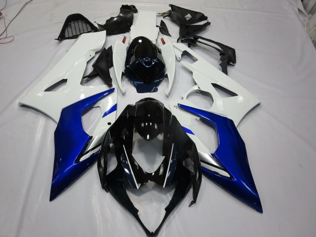 2005-2006 White and Blue Suzuki GSXR 1000 Fairings Canada 2005-2006 White and Blue Suzuki GSXR 1000 Fairings Canada