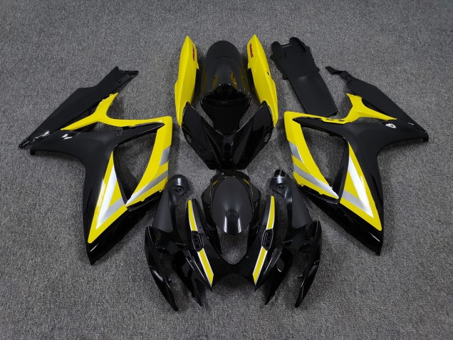 2006-2007 Black and Yellow OEM Style Suzuki GSXR 600-750 Fairings Canada 2006-2007 Black and Yellow OEM Style Suzuki GSXR 600-750 Fairings Canada