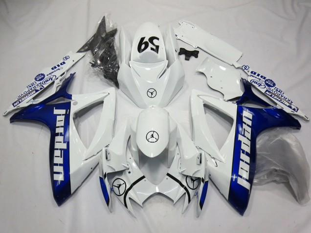 2006-2007 Blue Jordan Suzuki GSXR 600-750 Fairings Canada 2006-2007 Blue Jordan Suzuki GSXR 600-750 Fairings Canada