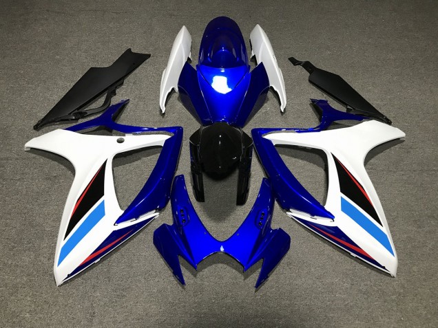 2006-2007 Blue White and Black Suzuki GSXR 600-750 Fairings Canada