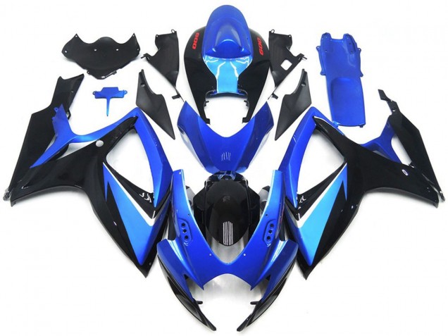 2006-2007 Blue and Black Special With Red Decals Suzuki GSXR 600-750 Fairings Canada 2006-2007 Blue and Black Special With Red Decals Suzuki GSXR 600-750 Fairings Canada