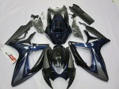 2006-2007 Blue and Grey Suzuki GSXR 600-750 Fairings Canada