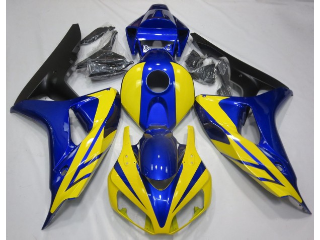 2006-2007 Blue and Yellow Honda CBR1000RR Fairings Canada 2006-2007 Blue and Yellow Honda CBR1000RR Fairings Canada