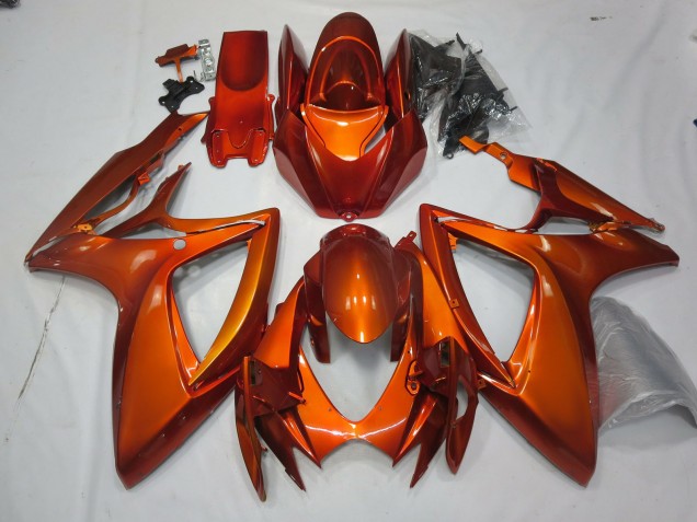 2006-2007 Burnt Orange Suzuki GSXR 600-750 Fairings Canada