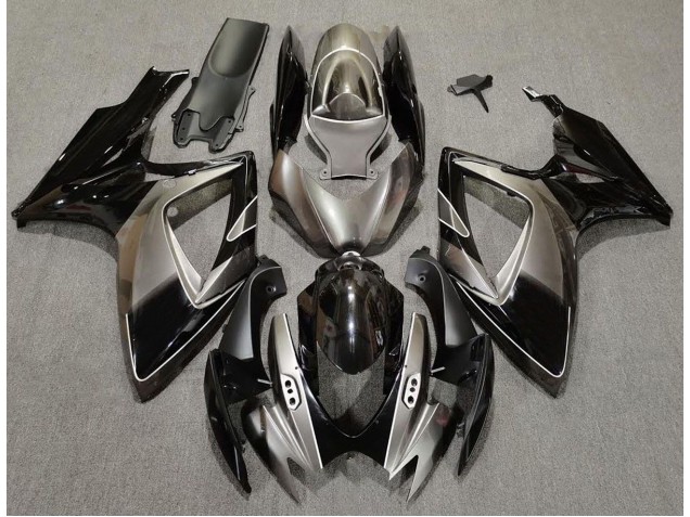2006-2007 Dark Silver and Black Suzuki GSXR 600-750 Fairings Canada 2006-2007 Dark Silver and Black Suzuki GSXR 600-750 Fairings Canada