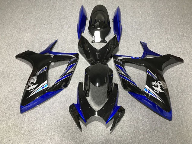 2006-2007 Gloss Blue and Black Design Suzuki GSXR 600-750 Fairings Canada 2006-2007 Gloss Blue and Black Design Suzuki GSXR 600-750 Fairings Canada